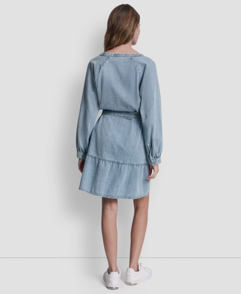 Women's V-Neck A-Line Dress