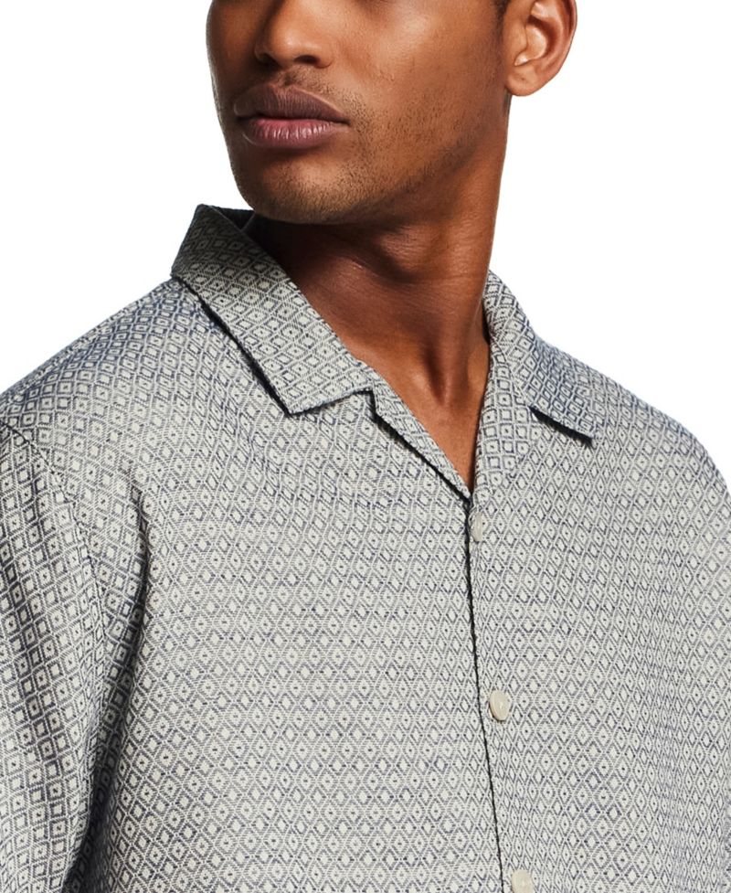 Men's Jacquard Knit Shirt