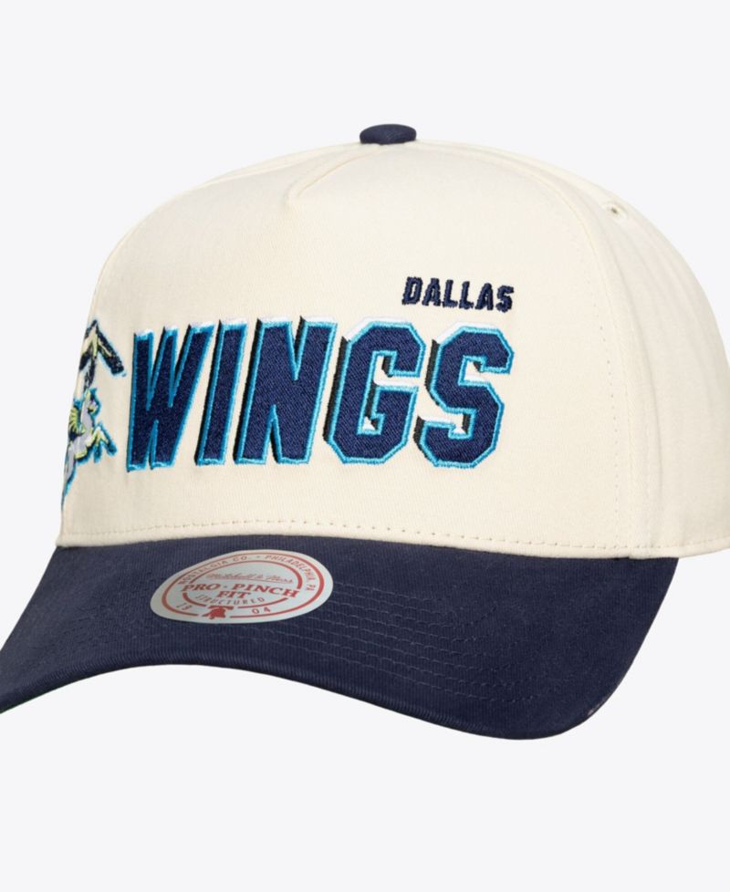 Men's and Women's Cream Dallas Wings Cooperstown Collection Big Time Pro Crown Snapback Hat