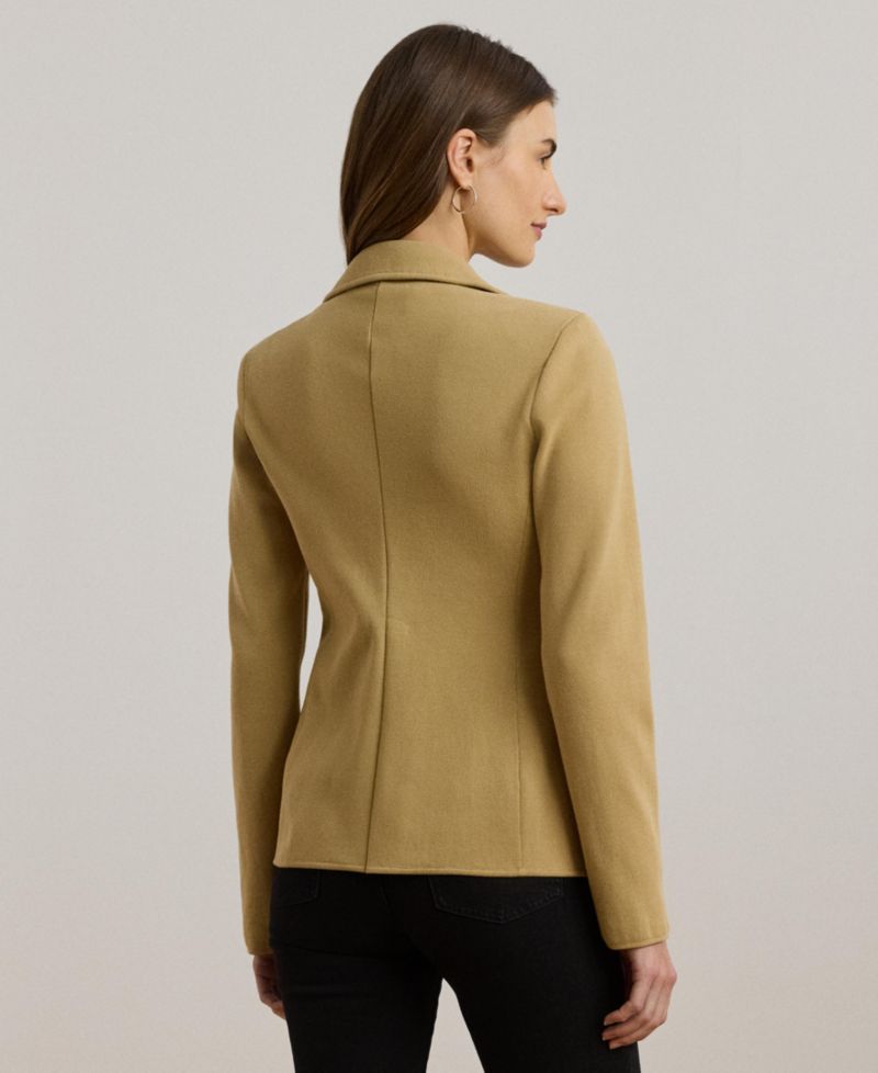 Petite Cotton-Blend Sweater Blazer