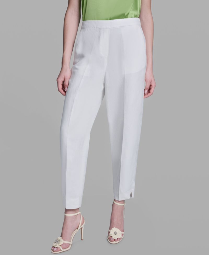 Women's Straight Ankle High-Rise Pants