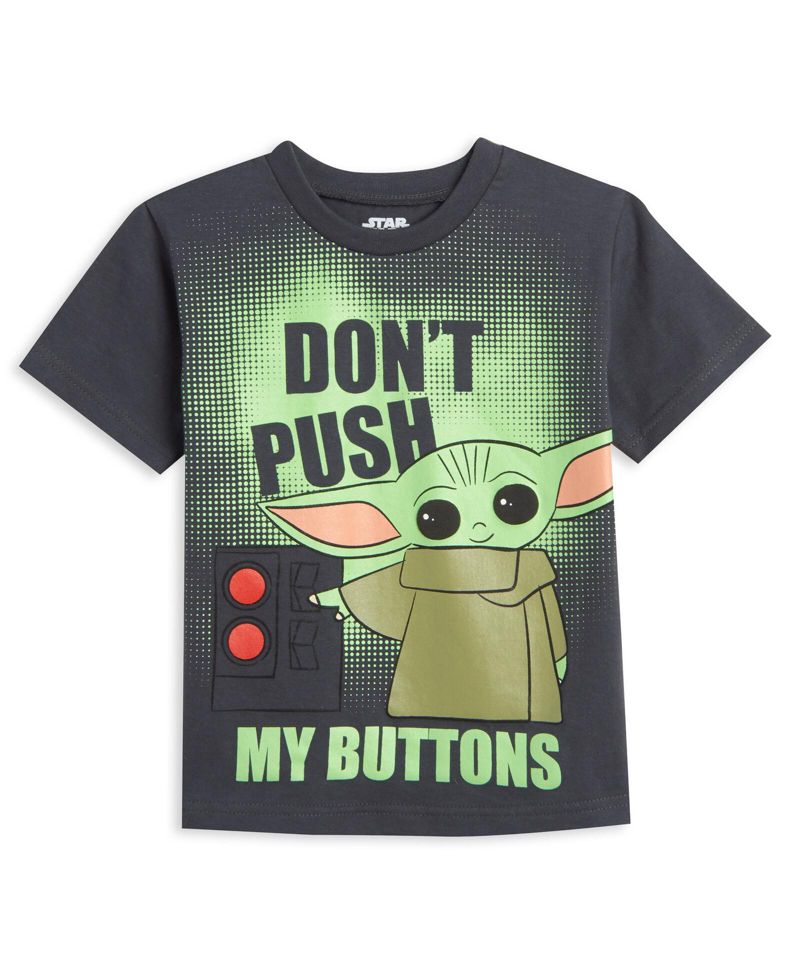 Baby Boy's (12M-18M) The Mandalorian Yoda T-Shirt and Mesh Shorts Outfit Set