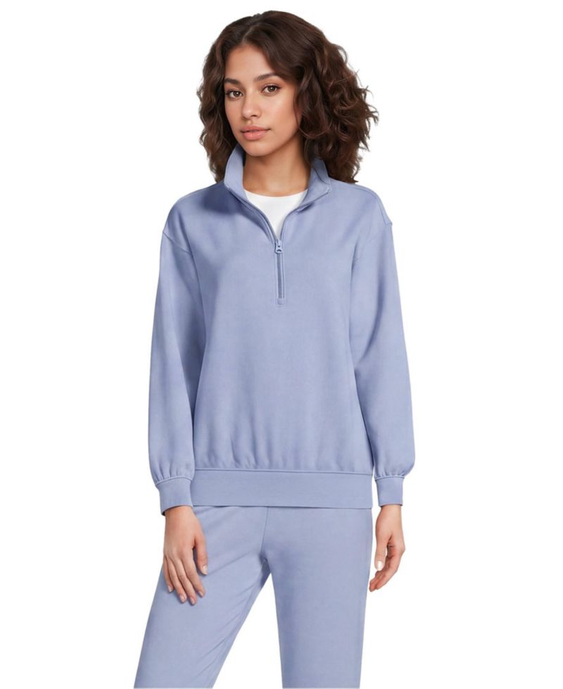 Women's Serious Sweats Relaxed Quarter Zip Pullover Sweatshirt