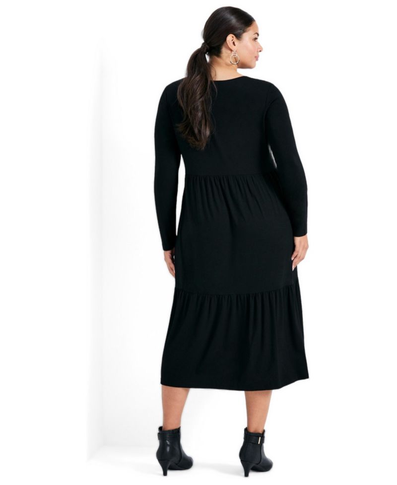 Women's Nylah Tiered Knit Dress