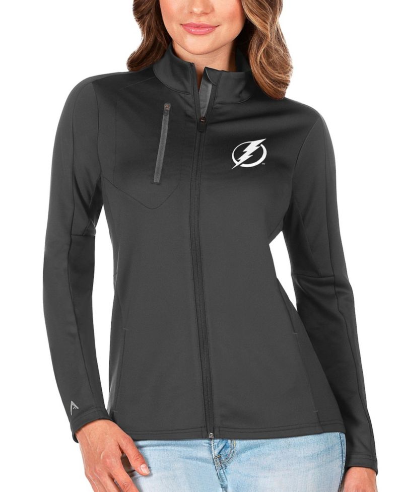 Women's Charcoal/Silver Tampa Bay Lightning Generation Full-Zip Pullover Jacket
