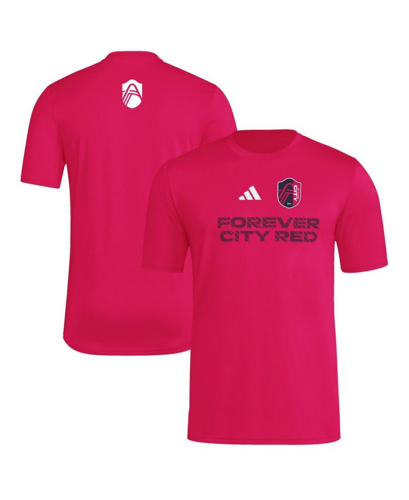 Men's Pink St. Louis City SC 2025 Jersey Hook AEROREADY T-Shirt