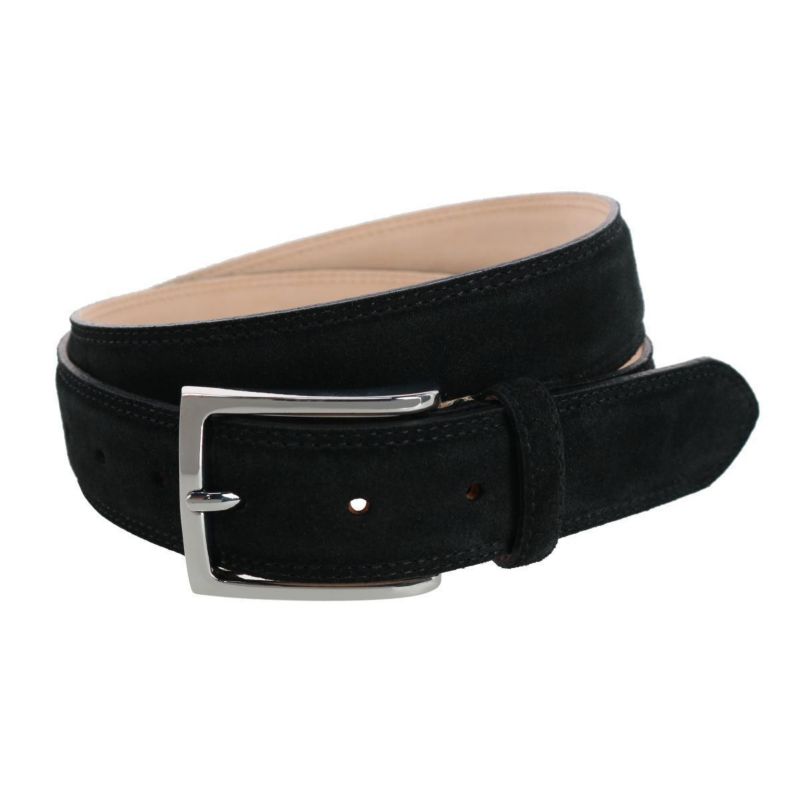 Men's Armando Italian Suede 35mm Feathered Edge Belt