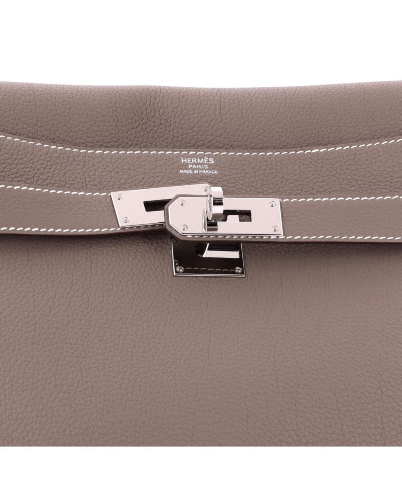 Pre-Owned Hermes GM Kelly Messenger Bag Togo