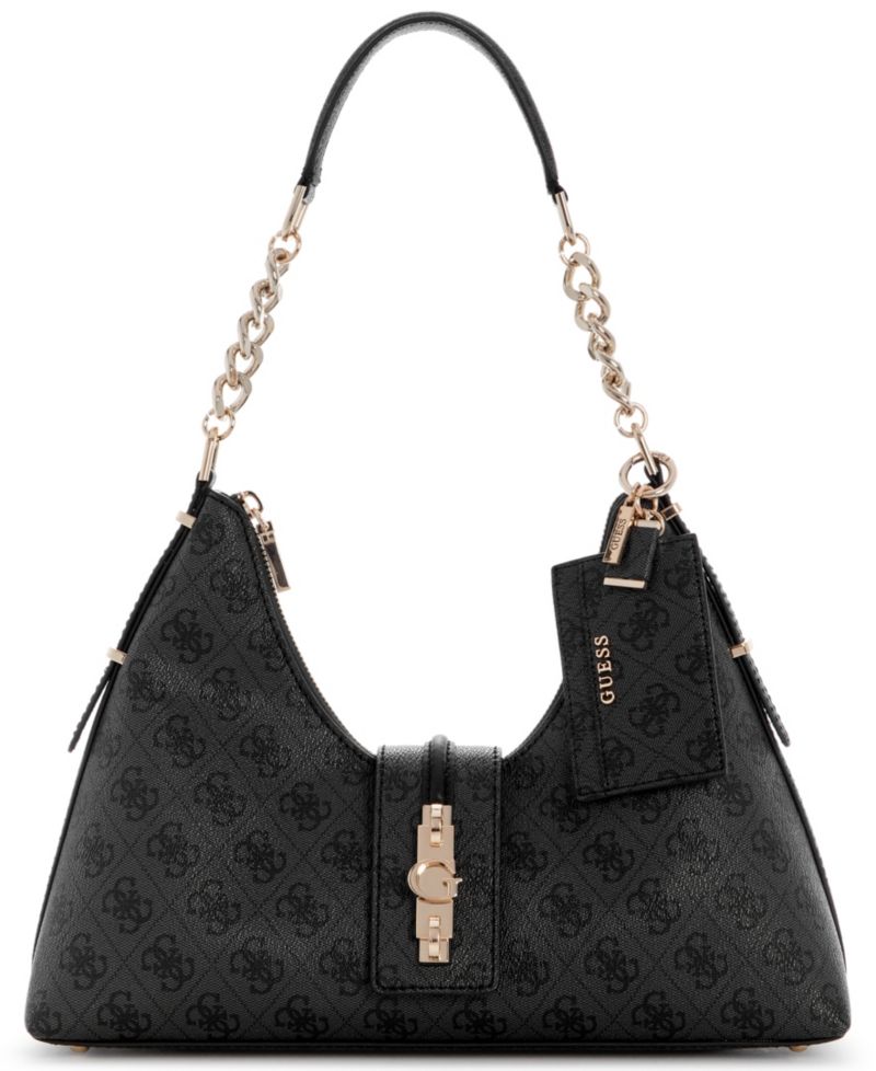 Yvonne Logo Medium Hobo Handbag