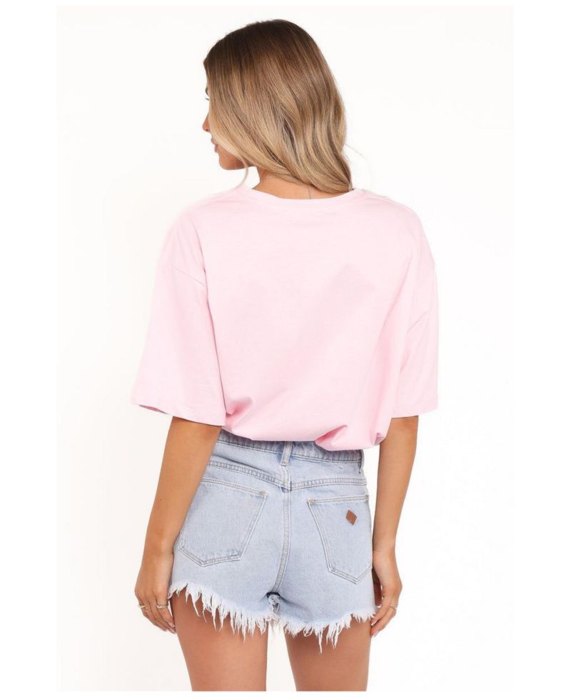 Women's Alanna Cowgirl Club Eyelet Graphic Crop Tee