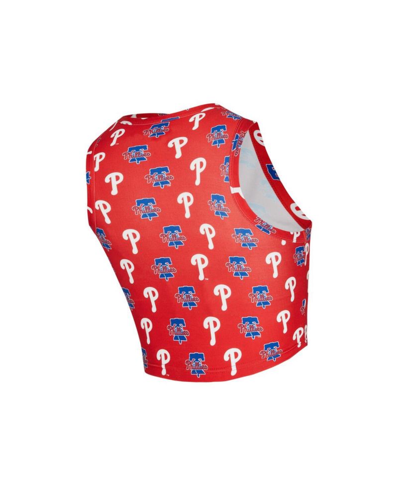 Women's 2-Pieace Red Philadelphia Phillies Knit Tank Top and Skort Set