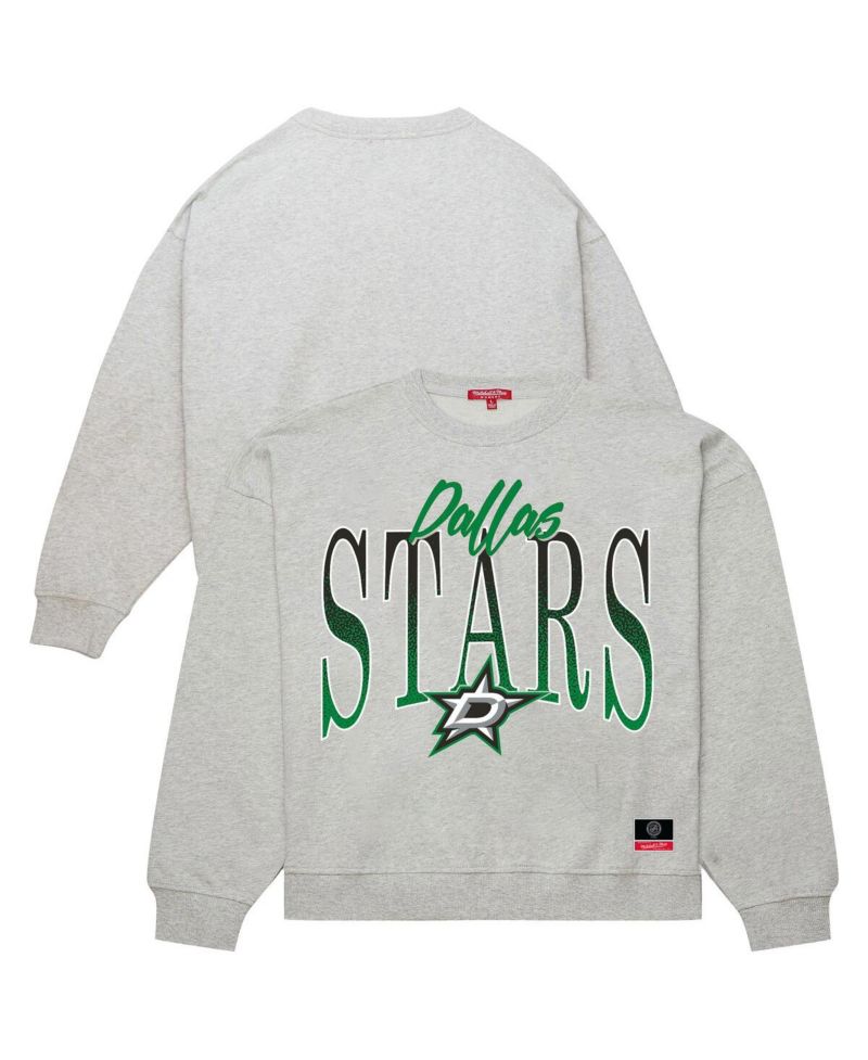 Women's Heather Gray Dallas Stars Hockey Night Sweatshirt