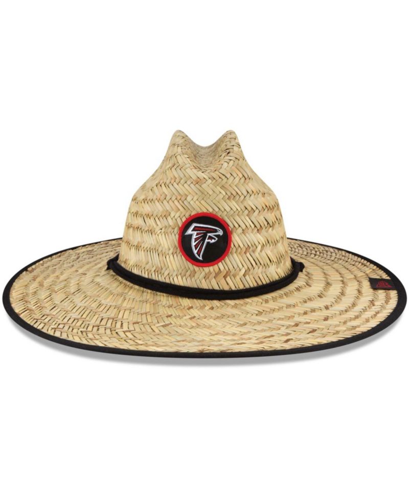 Men's Natural Atlanta Falcons 2021 NFL Training Camp Official Straw Lifeguard Hat