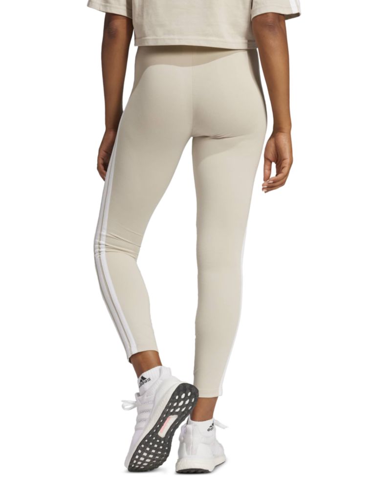 Plus Size Essentials 3-Stripes Cotton Leggings