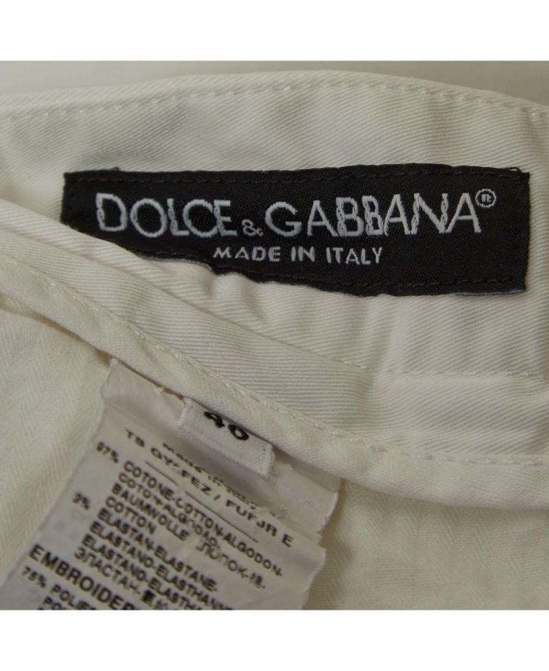 Women's White Cotton Straight Fit Trousers