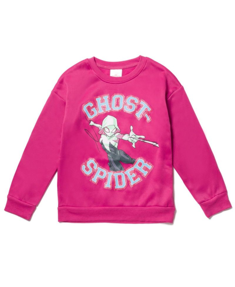 Little Girls Spider-Man (4-6X) Spider Gwen Fleece Sweatshirt and Pants Set