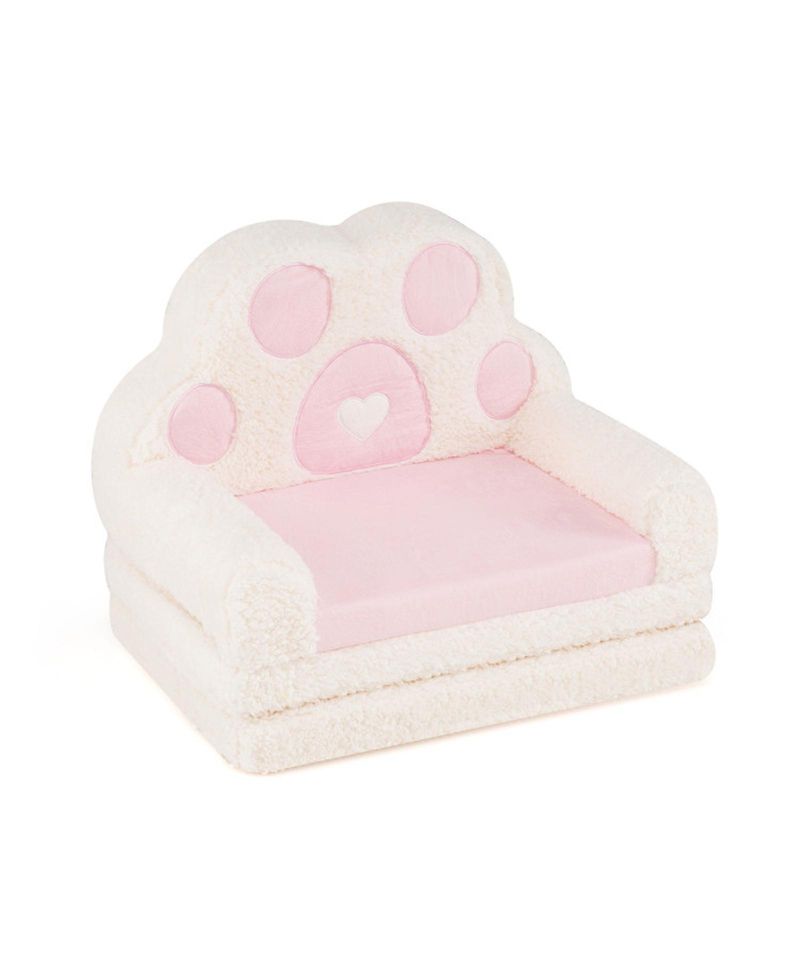 2-in-1 Convertible Kids Sofa and Lounger with Removable Washable Cover