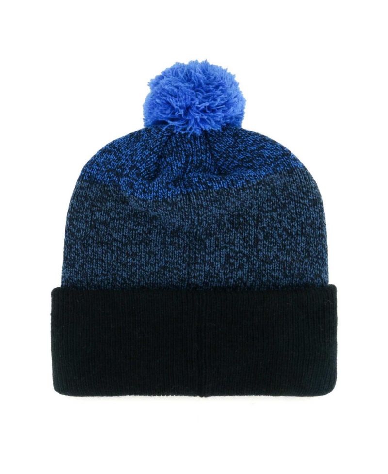 Men's Navy Dallas Cowboys Dark Freeze Cuffed Knit Hat with Pom