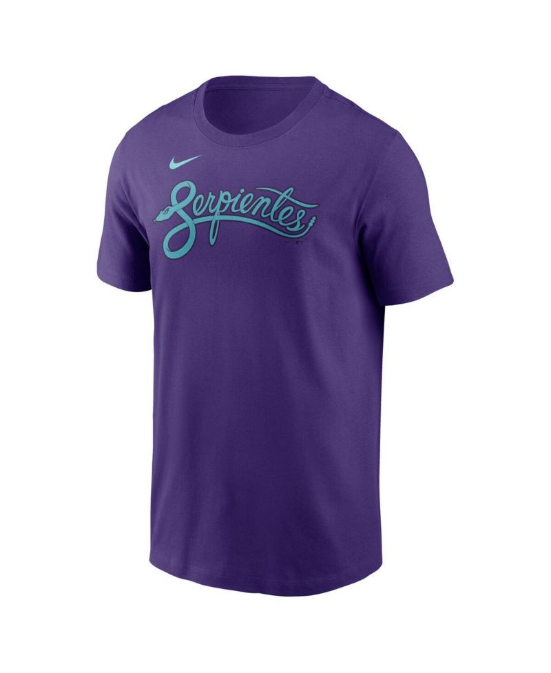 Men's Corbin Burnes Purple Arizona Diamondbacks 2025 City Connect Fuse Name & Number T-Shirt