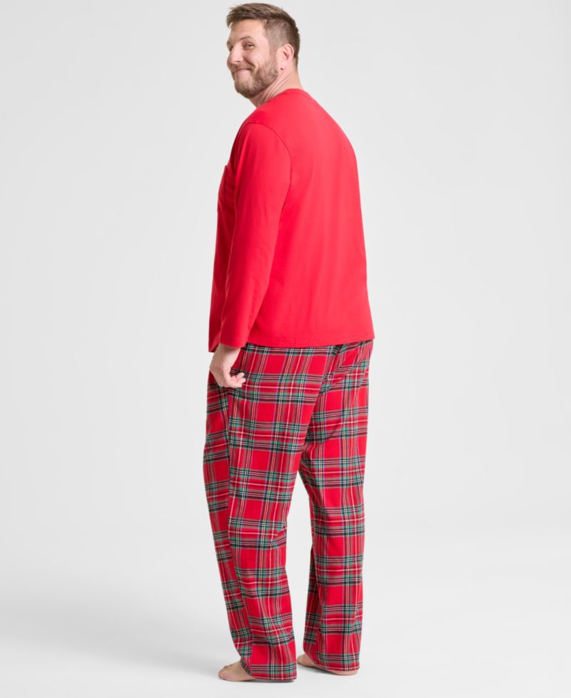 Big & Tall Brinkley Plaid Mix It Matching Family Pajamas Set