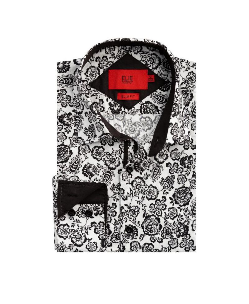 Men's Slim Fit Floral Shirt for Men By