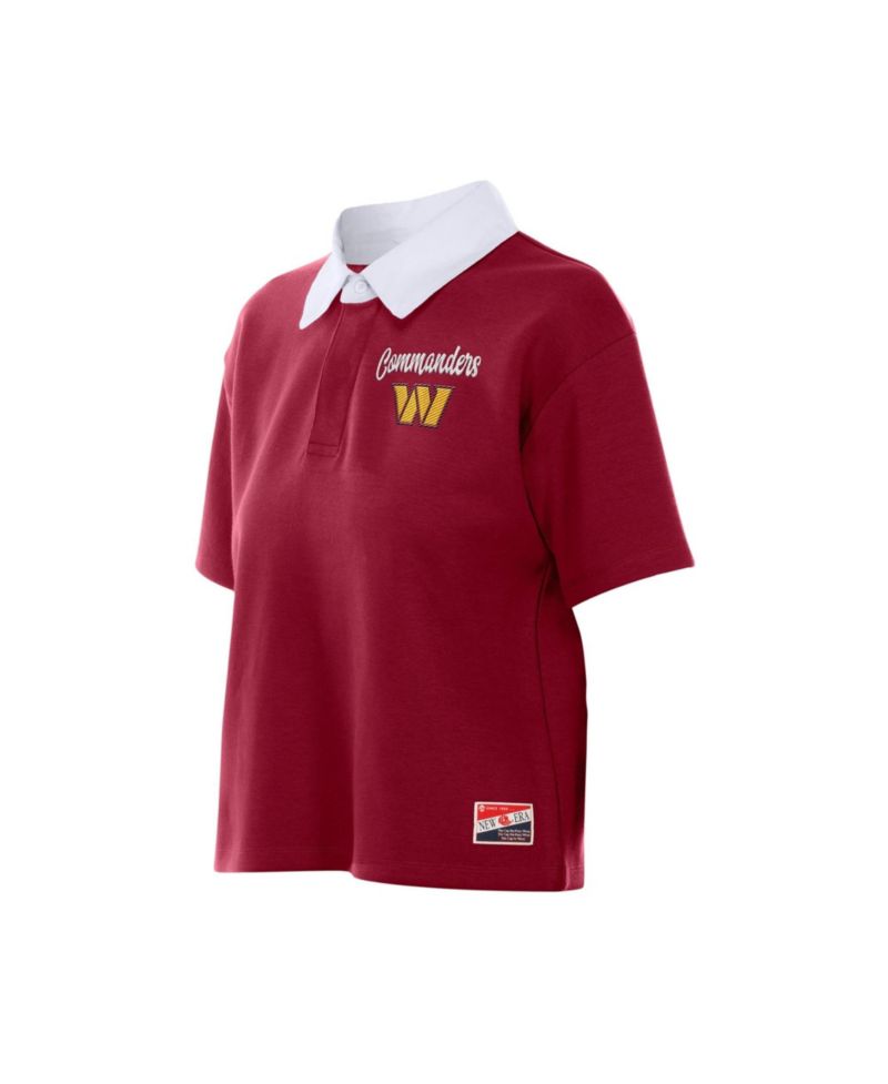 Women's Washington Commanders Boxy Cropped Polo