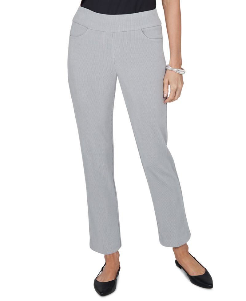 Petite Corduroy Straight Pull-On Pants