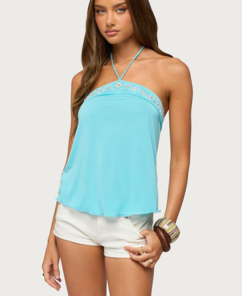 Women's Thayer Beaded-Halter Top