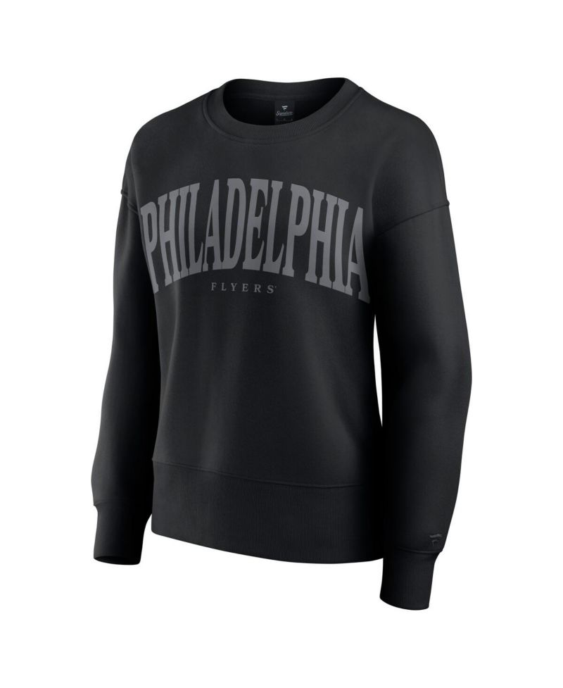 Women's Black Philadelphia Flyers Elements Flow Pullover Sweatshirt