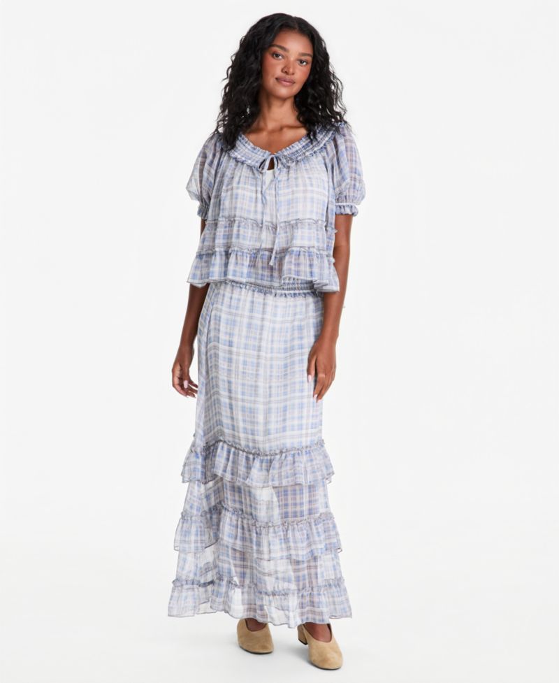 Women's Tiered Maxi Skirt