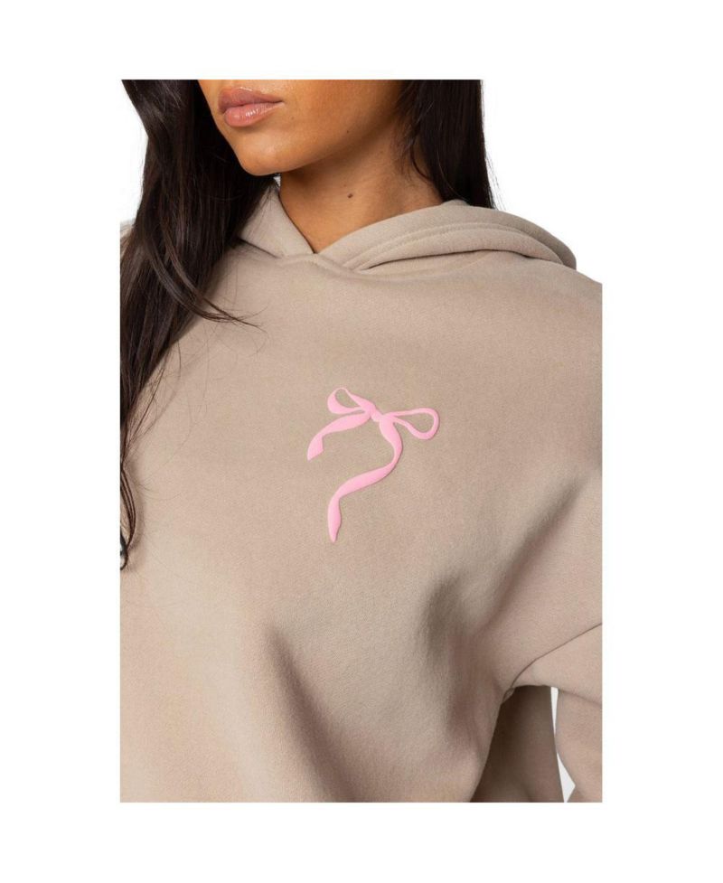 Womens Sasha Bow Detail Hoodie