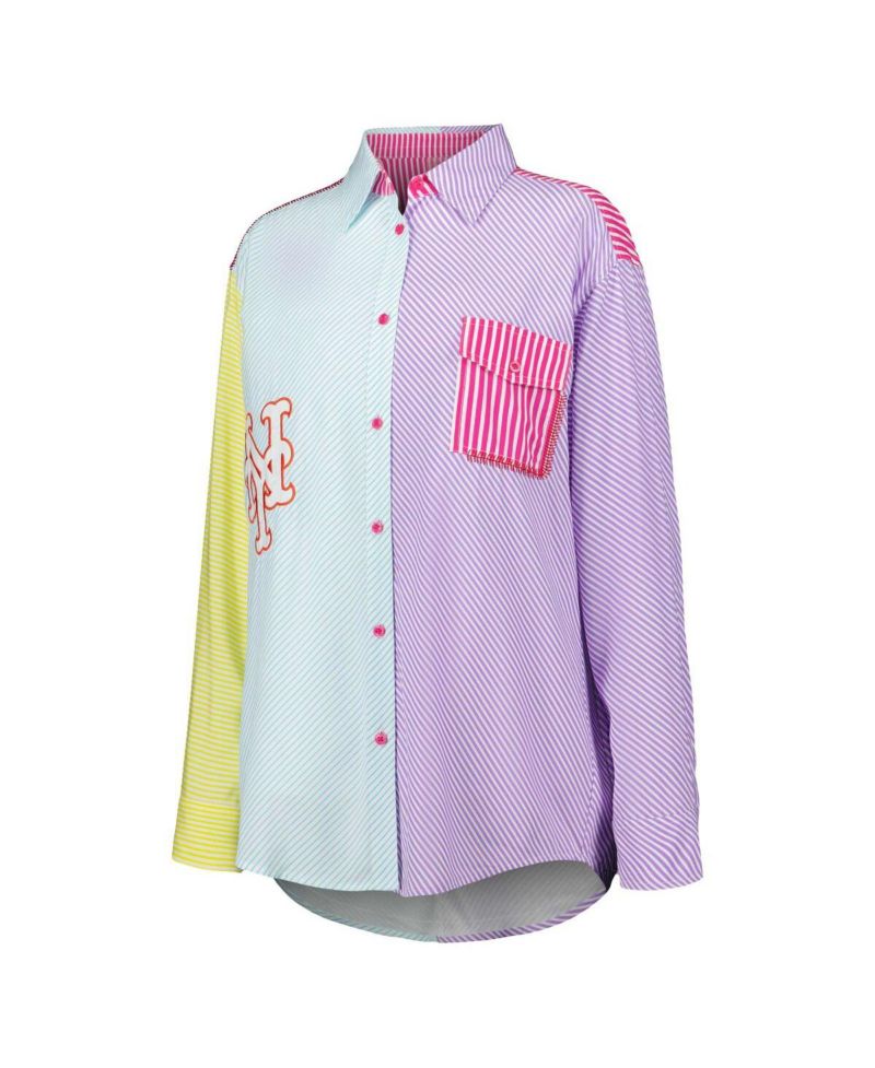 Women's New York Mets Button-Up Shirt