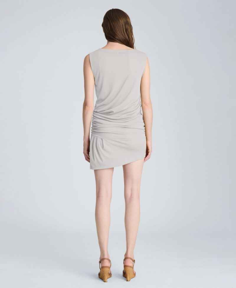 Women's Ruched Sleeveless Mini Dress