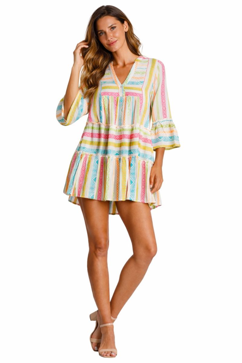 Women's s Calypso Striped Kaftan