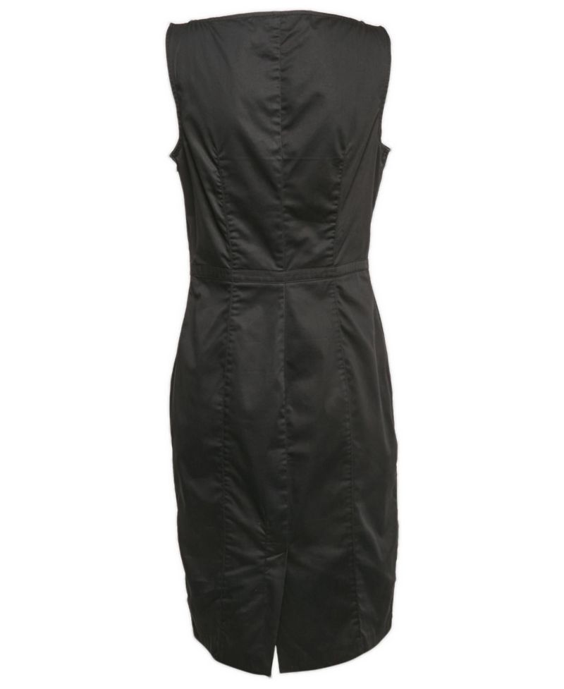Women's Black Cotton Dress