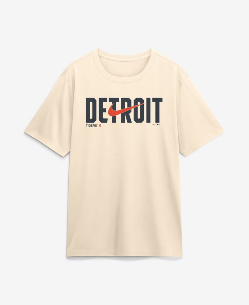 Men's Cream Detroit Tigers Swoosh Legend Dri-FIT T-Shirt