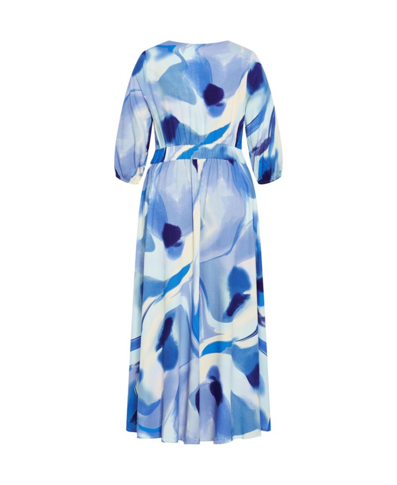 Women's Swirl Tie Print Dress