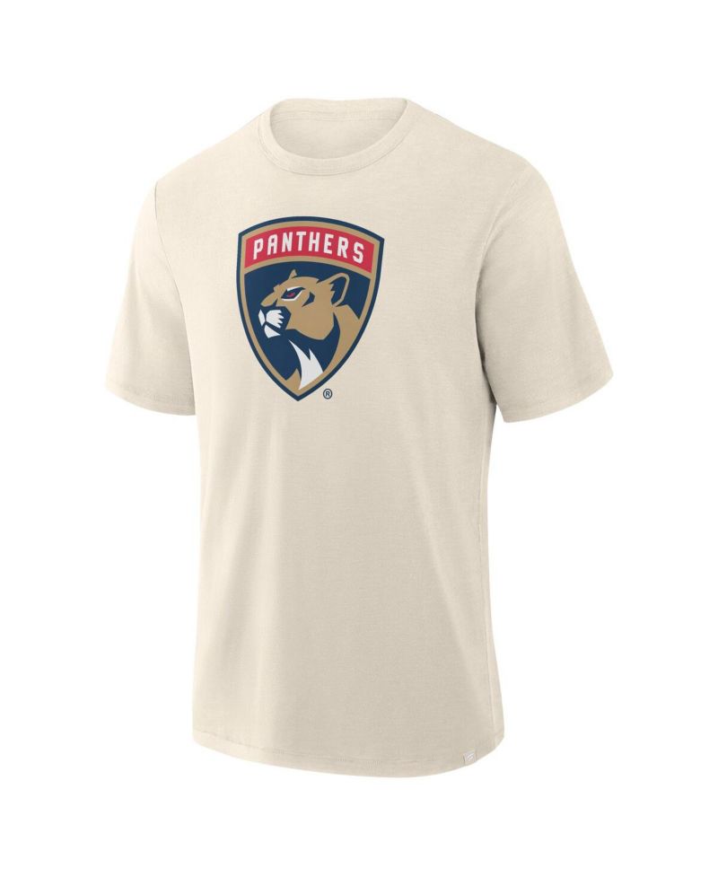Men's Cream Florida Panthers Stadium Slub T-Shirt
