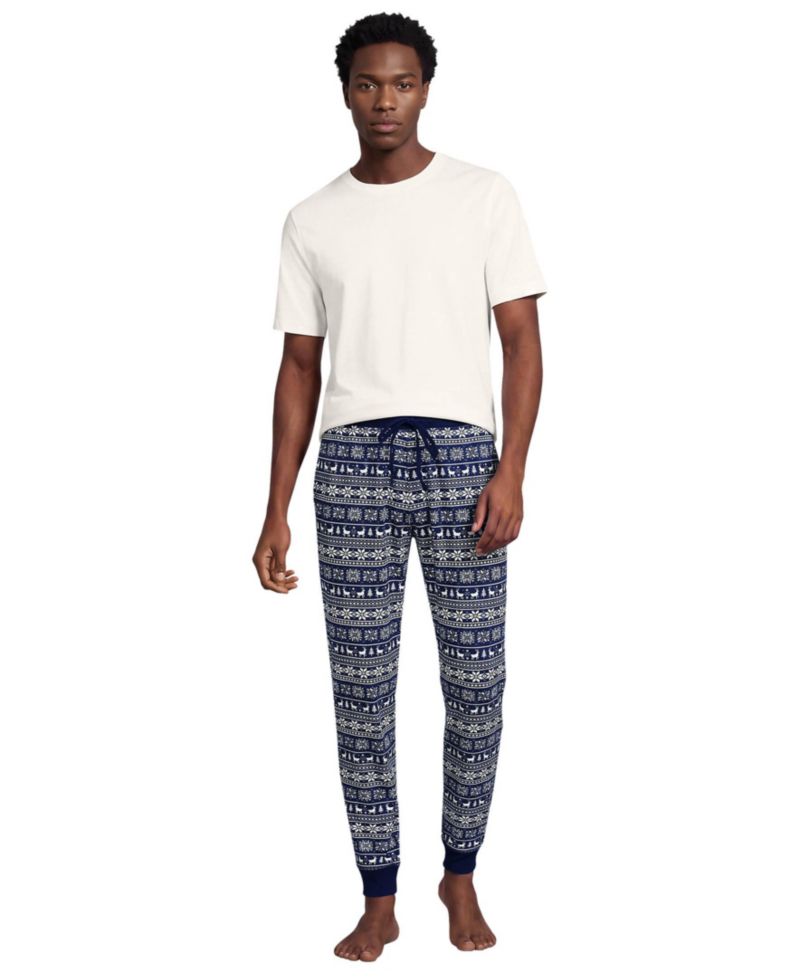 Men's Knit Jersey Pajama Sleep Set