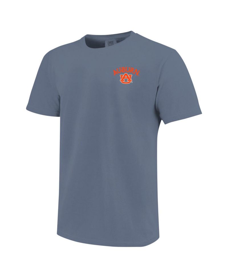 Big Boys and Girls Blue Auburn Tigers Hyperlocal Comfort Colors T-Shirt