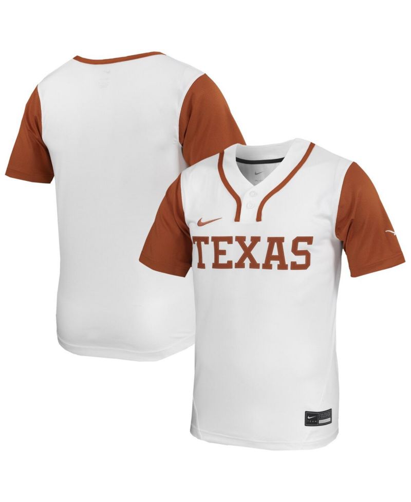 Men's White Texas Longhorns Replica Softball Jersey