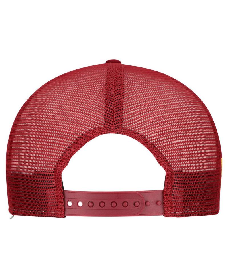 Men's Cream/Burgundy Washington Commanders Cutout A-Frame 9FIFTY Snapback Hat