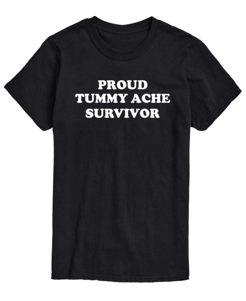Men's Proud Tummy Ache Survivor Short-Sleeve Graphic T-Shirt