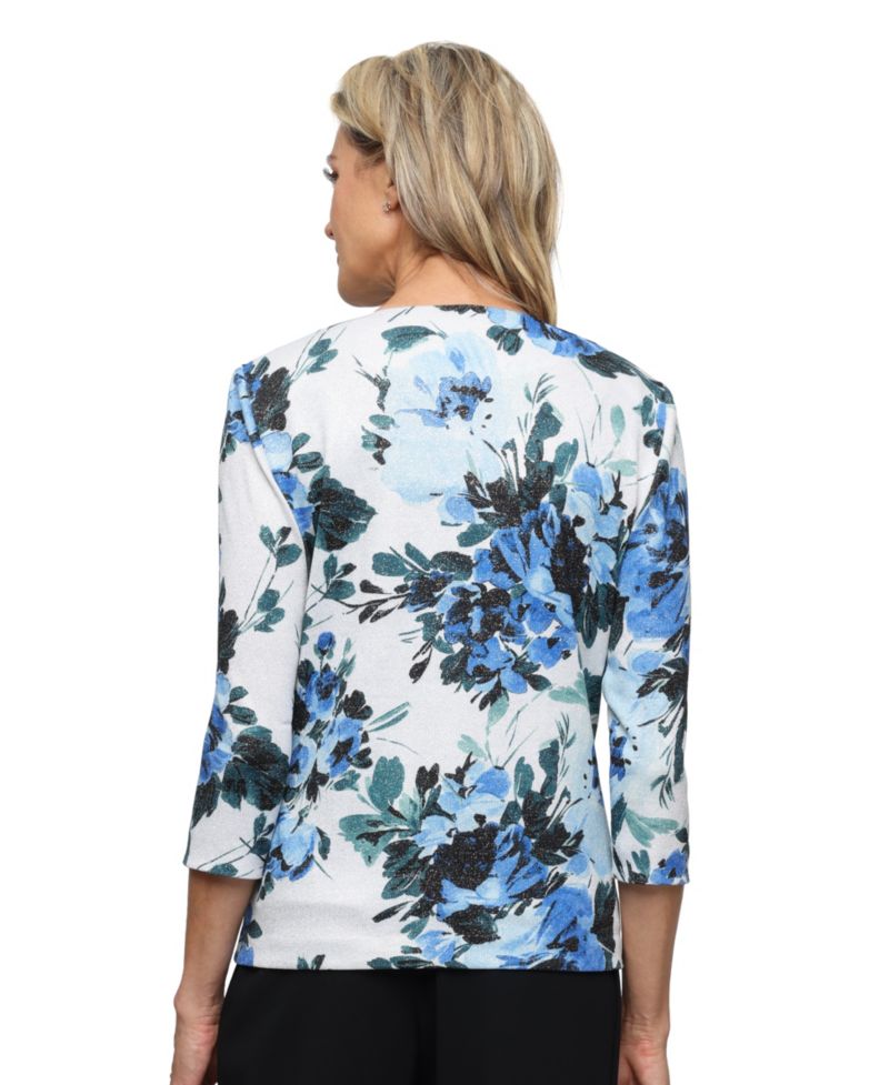 Women's Printed Sleeveless Tank Top & Jacket, 2-Piece Set