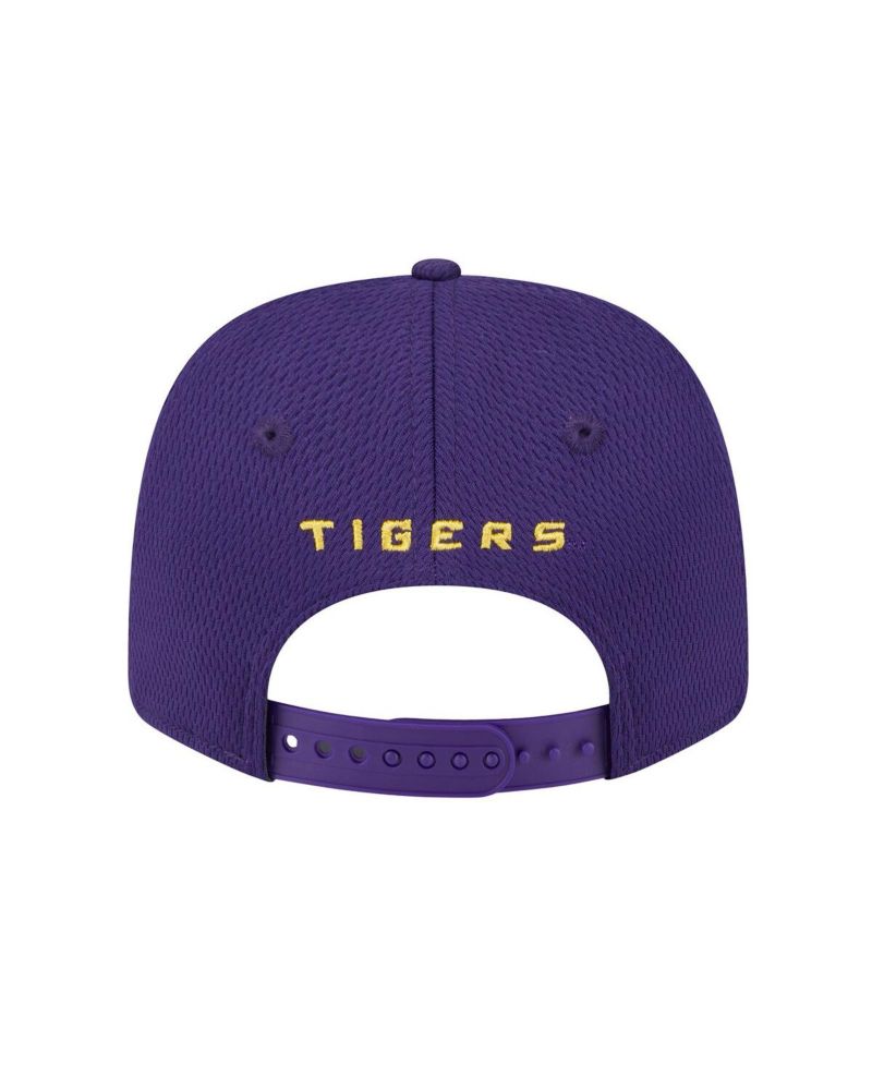 Men's Purple LSU Tigers COOLERA 9SEVENTY Rope Stretch-Snap Hat