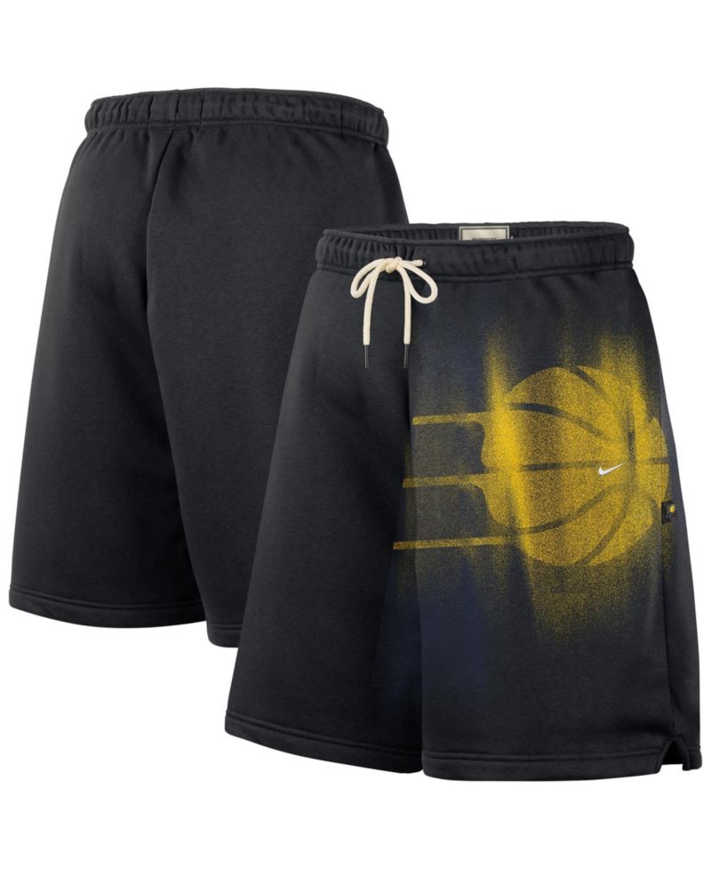 Men's Black Indiana Pacers 2026 Standard Issue Practice Icon Fleece Shorts