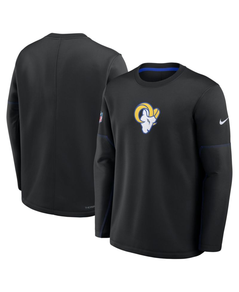 Men's Los Angeles Rams Sideline Coaches Midweight-Graphic Sweatshirt