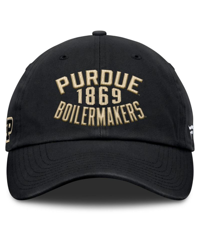 Men's Black Purdue Boilermakers Archer Adjustable Hat
