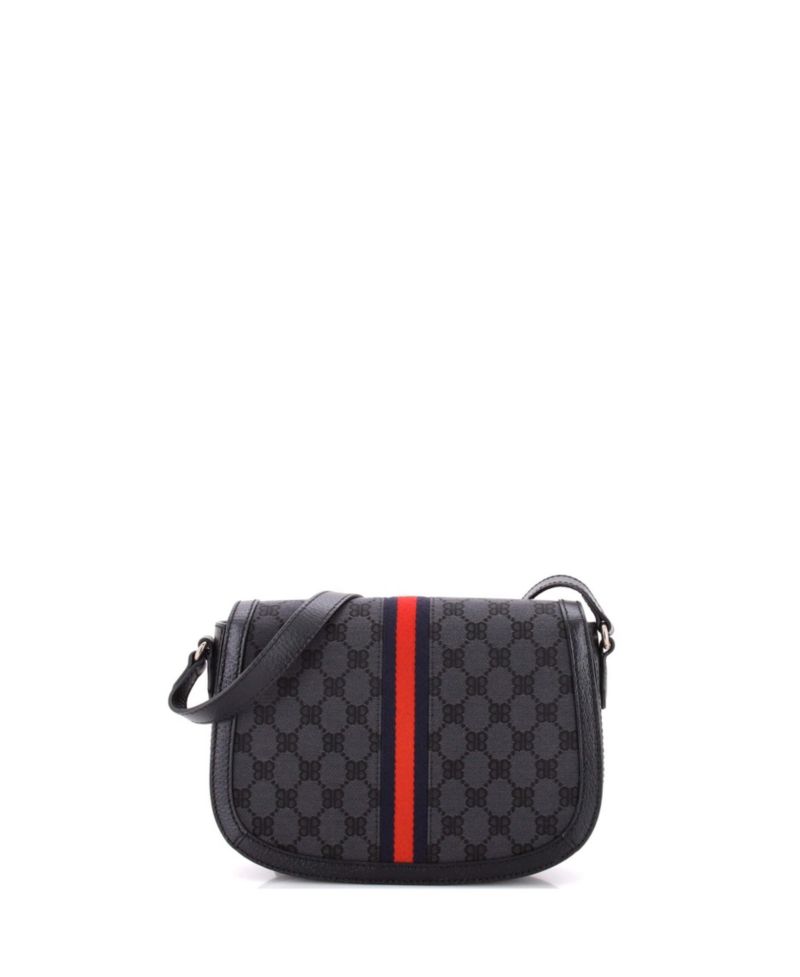 Medium x Balenciaga The Hacker Project Flap Messenger Bag BB Canvas