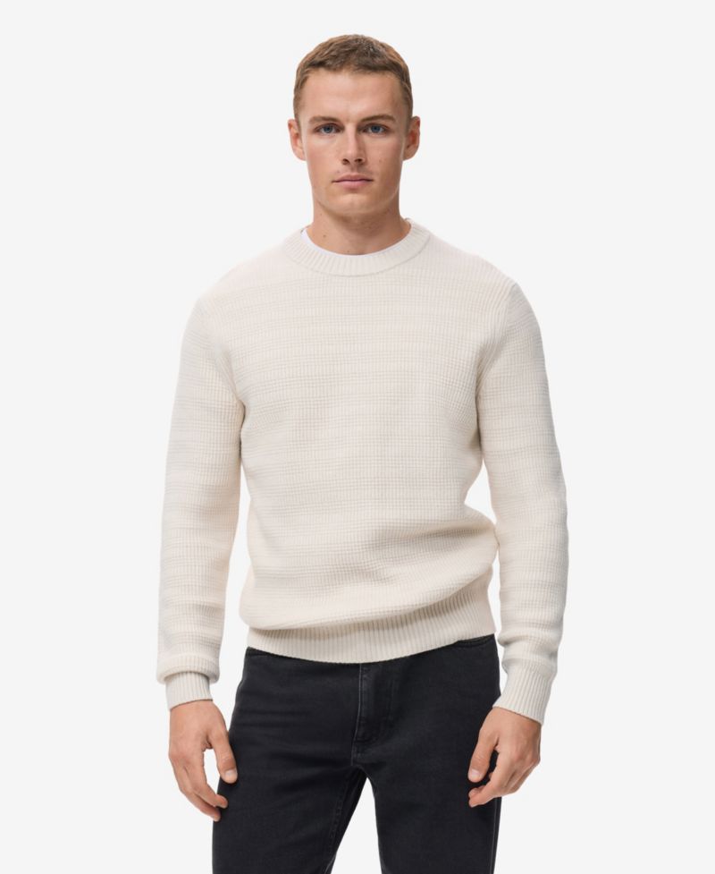 Men's Structured Knitted Sweater